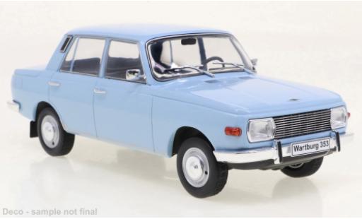 Miniature Wartburg 353 1/24 WhiteBox bleue 1967 Wartburg 353 1/24 WhiteBox bleue 1967 miniature