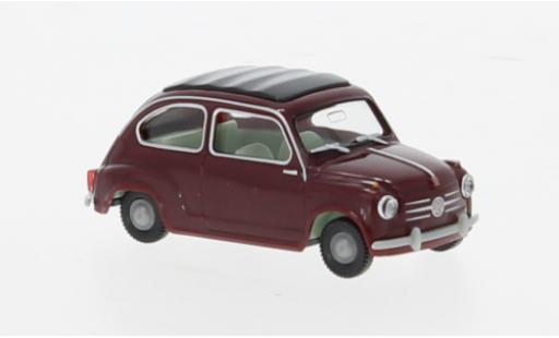 Miniature Fiat 600 1/87 Wiking rouge 1:87 Fiat 600 1/87 Wiking rouge 1:87 miniature