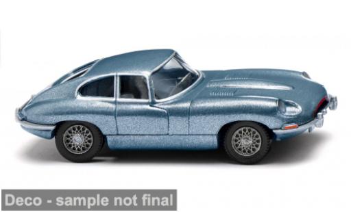 Miniature Jaguar E-Type 1/87 Wiking Coupe bleue 1961 1:87 Jaguar E-Type 1/87 Wiking Coupe bleue 1961 1:87 miniature