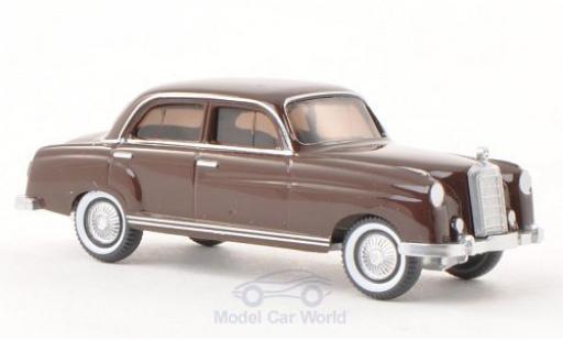 Miniature Mercedes 220 1/87 Wiking marron Mercedes 220 1/87 Wiking marron miniature