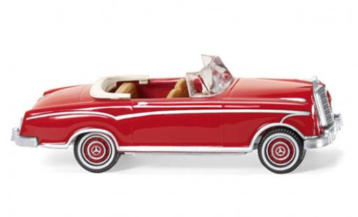 Miniature Mercedes 220 1/87 Wiking S Cabriolet (W180 II) rouge Mercedes 220 1/87 Wiking S Cabriolet (W180 II) rouge miniature