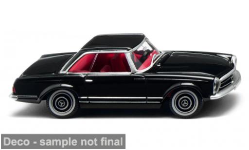 Mercedes 250 1/87 Wiking SL (W113) noire 1963 1:87 miniature