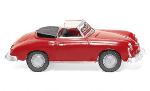 Miniature Porsche 356 1/87 Wiking Cabriolet rouge 1959 Porsche 356 1/87 Wiking Cabriolet rouge 1959 miniature