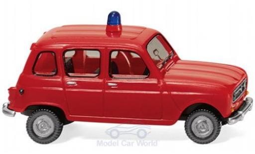 Renault 4 1/87 Wiking Feuerwehr miniature