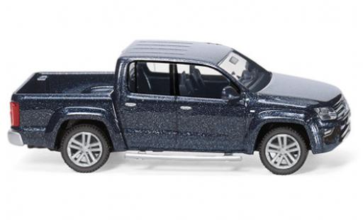 Miniature Volkswagen Amarok 1/87 Wiking GP Highline metallise bleue Volkswagen Amarok 1/87 Wiking GP Highline metallise bleue miniature