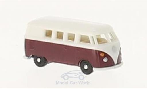 Miniature Volkswagen T1 B 1/160 Wiking Bus rouge/blanche Volkswagen T1 B 1/160 Wiking Bus rouge/blanche miniature