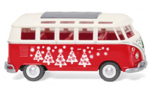 Miniature Volkswagen T1 1/87 Wiking Sambabus blanche/rouge Weihnachtsbulli 1963 Volkswagen T1 1/87 Wiking Sambabus blanche/rouge Weihnachtsbulli 1963 miniature
