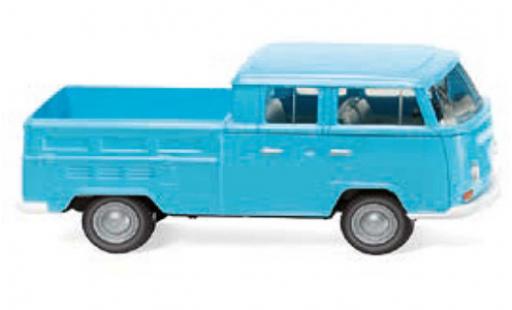 Miniature Volkswagen T2 1/87 Wiking Doppelkabine bleue 1967 Volkswagen T2 1/87 Wiking Doppelkabine bleue 1967 miniature