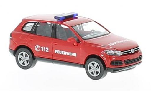 Volkswagen Touareg 1/87 Wiking pompiers miniature