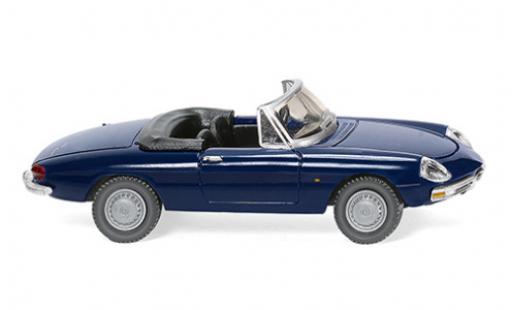 Miniature Alfa Romeo Spider 1/87 Wiking bleu foncé Alfa Romeo Spider 1/87 Wiking bleu foncé miniature