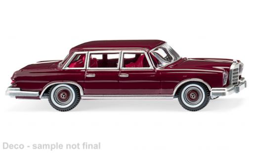 Miniature Mercedes 600 1/87 Wiking (W100) rouge foncé Mercedes 600 1/87 Wiking (W100) rouge foncé miniature