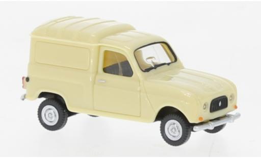 Renault 4 1/87 Wiking fourgon beige 1961 miniature
