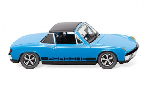 Miniature Porsche 914 1/87 Wiking Volkswagen bleu clair 1969 Porsche 914 1/87 Wiking Volkswagen bleu clair 1969 miniature