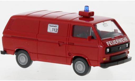 Miniature Volkswagen T3 1/87 Wiking fourgon pompiers 1981 Volkswagen T3 1/87 Wiking fourgon pompiers 1981 miniature
