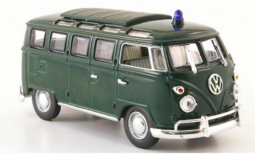 Miniature Volkswagen T1 1/43 Yat Ming Samba police vert Volkswagen T1 1/43 Yat Ming Samba police vert miniature